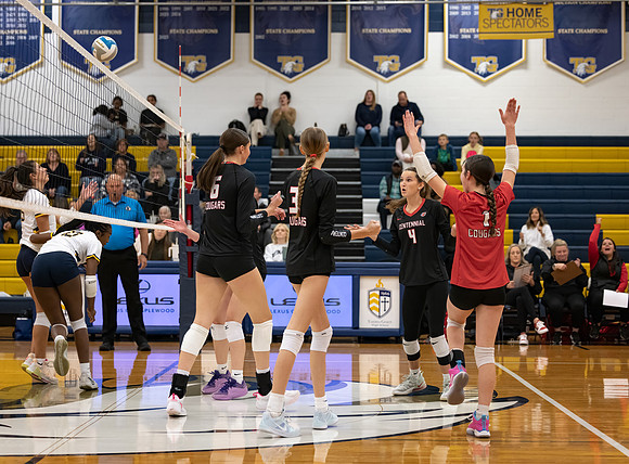 Centennial vs Totino-Grace Girls Varsity Volleyball 64
