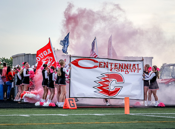 Centennial vs Maple Gove Varsity Football 75