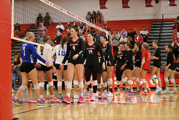 Centennial vs Cambridge-Isanti Girls Varsity Volleyball 193