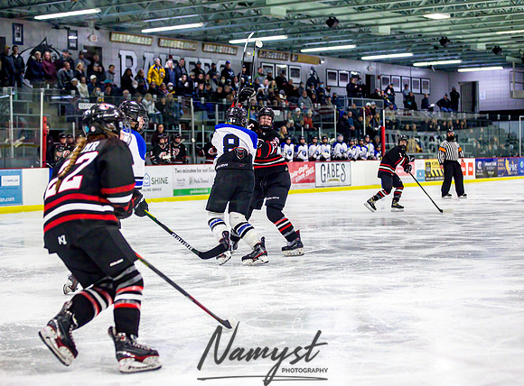 Centennial-Spring Lake Park vs Rogers Girls Varsity Hockey 214