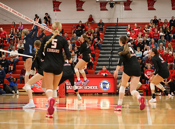 Centennial vs Blaine Girls Varsity Volleyball 249