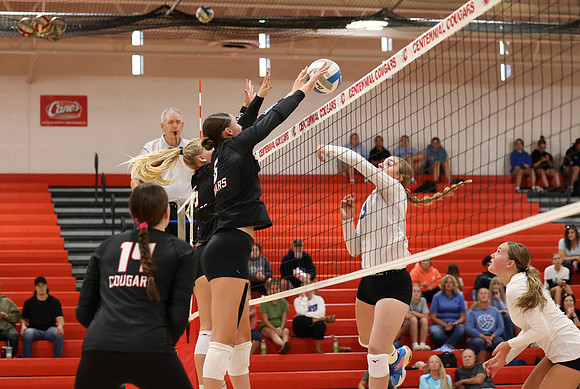 Centennial vs Cambridge-Isanti Girls Varsity Volleyball 52