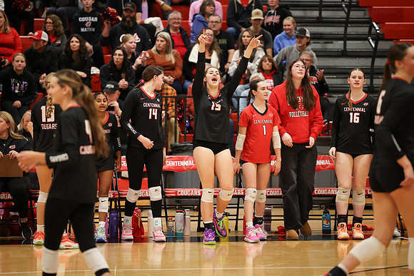 Centennial vs Coon Rapids Girls Varsity Volleyball 103