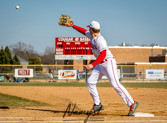 Centennial vs Rogers Varsity Baseball 084