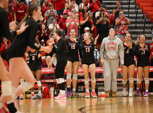 Centennial vs Blaine Girls Varsity Volleyball 308