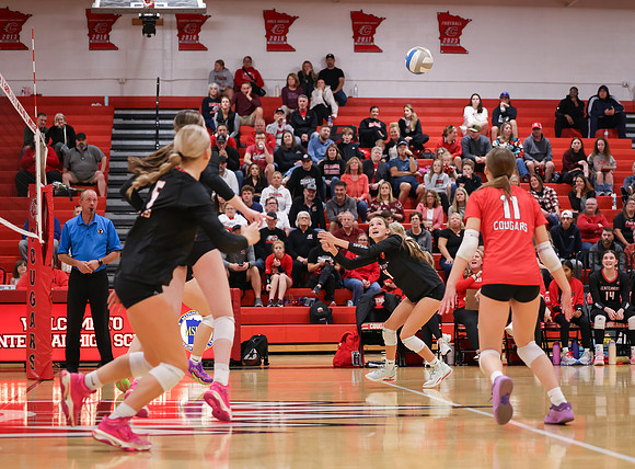 Centennial vs Hopkins Girls Varsity Volleyball 97