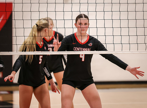 Centennial vs Mounds View Girls Varsity Volleyball 188
