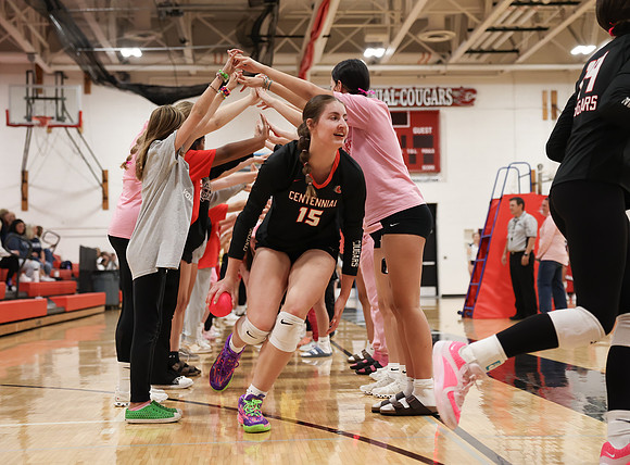 Centennial vs Champlin Park Girls Varsity Volleyball 15
