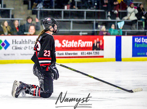 Centennial-Spring Lake Park vs Rogers Girls Varsity Hockey 311