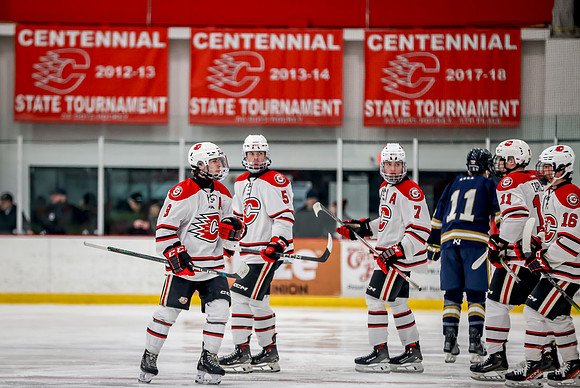 Centennial vs Hermantown Varsity Hockey 115