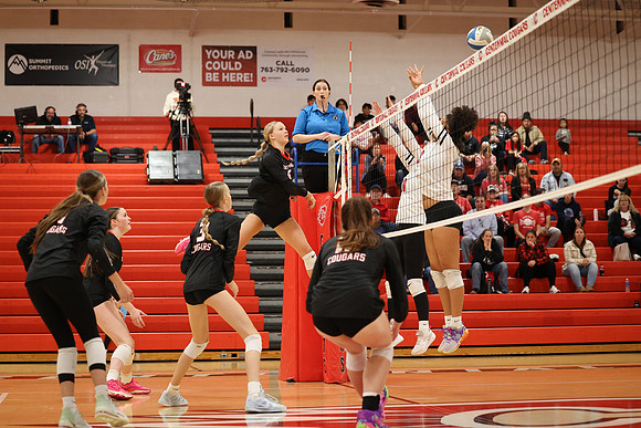 Centennial vs Coon Rapids Girls Varsity Volleyball 75