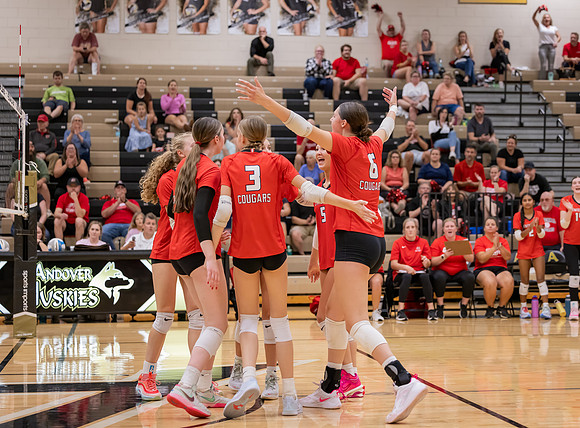 Centennial vs Andover Girls Varsity Volleyball 86