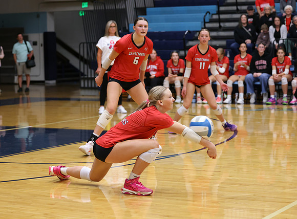 Centennial vs Blaine Girls Varsity Volleyball 208