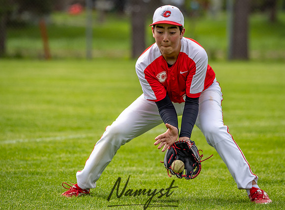 Centennial vs Washburn 9th Grade Baseball 029