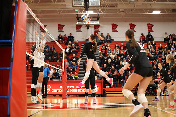 Centennial vs Coon Rapids Girls Varsity Volleyball 44