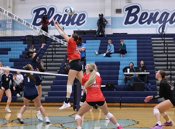 Centennial vs Blaine Girls Varsity Volleyball 108