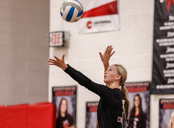 Centennial vs Coon Rapids Girls Varsity Volleyball 42