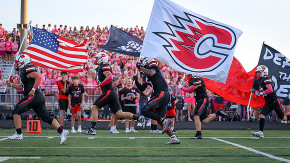 Centennial vs Maple Gove Varsity Football 89