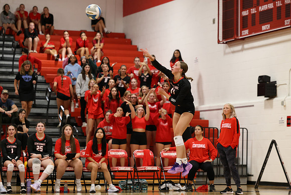 Centennial vs Cambridge-Isanti Girls Varsity Volleyball 189