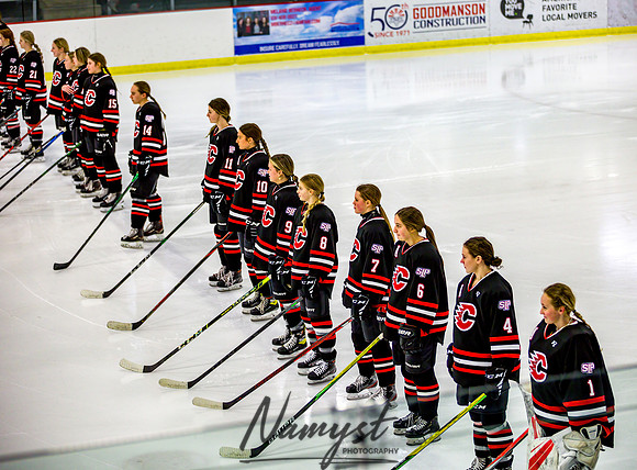 Centennial-Spring Lake Park vs Rogers Girls Varsity Hockey 067