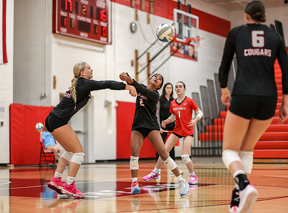 Centennial vs Coon Rapids Girls Varsity Volleyball 106