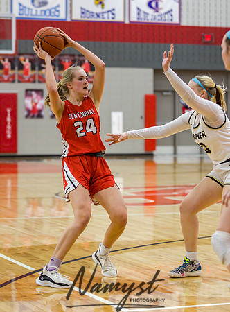 Centennial vs Andover Girls Varsity Basketball 042