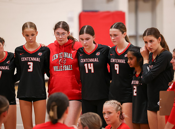 Centennial vs Osseo Girls Varsity Volleyball 69