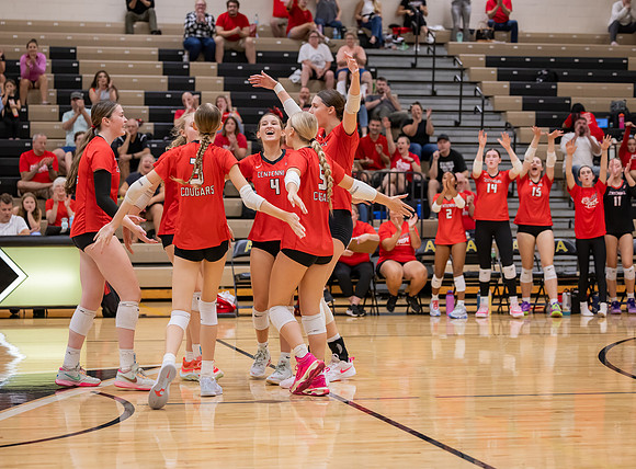 Centennial vs Andover Girls Varsity Volleyball 39