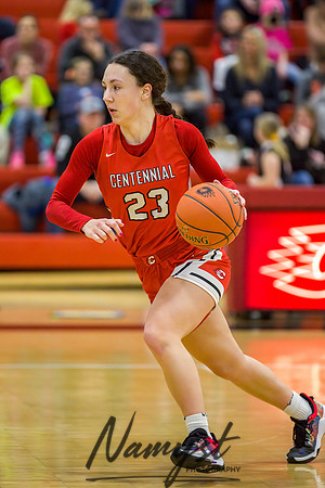 Centennial vs Maple Grove Girls Varsity Basketball 090