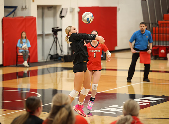 Centennial vs Blaine Girls Varsity Volleyball 177