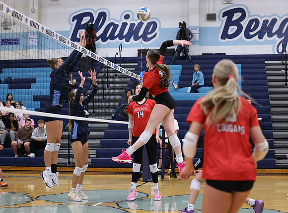 Centennial vs Blaine Girls Varsity Volleyball 117