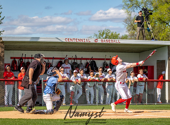 Centennial vs Blaine Varsity Baseball 070