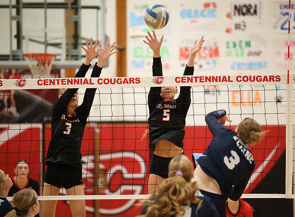 Centennial vs Blaine Girls Varsity Volleyball 100