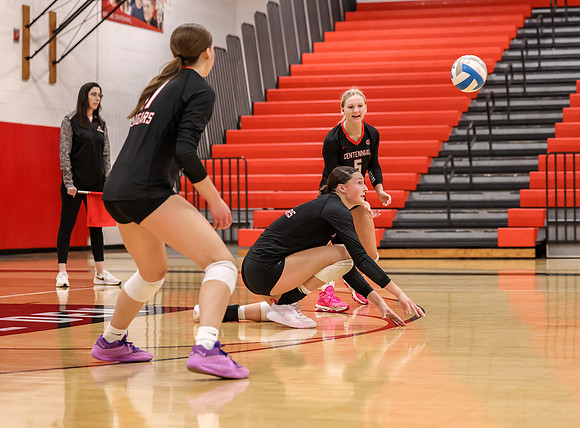 Centennial vs Coon Rapids Girls Varsity Volleyball 69