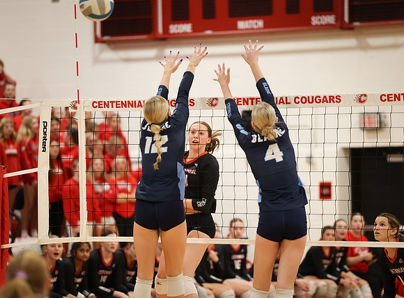 Centennial vs Blaine Girls Varsity Volleyball 107