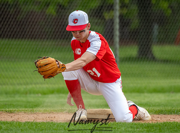 Centennial vs Washburn 9th Grade Baseball 074