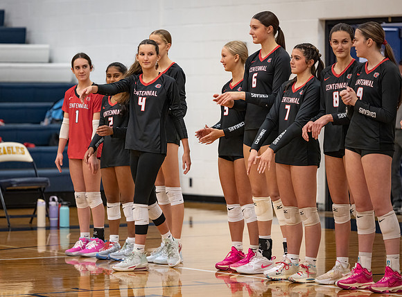 Centennial vs Totino-Grace Girls Varsity Volleyball 24