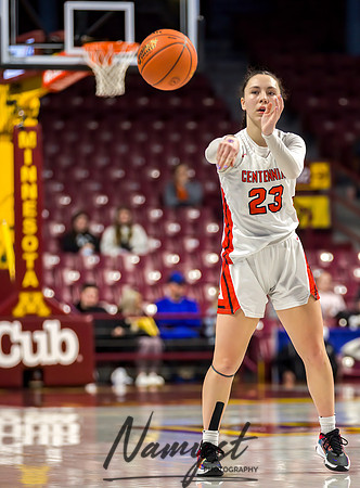 Centennial vs STMA Girls Basketball - State Tournament 146