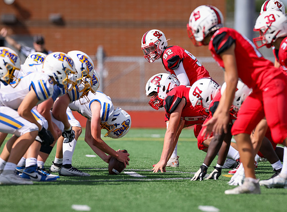 Centennial vs STMA JV Football 321