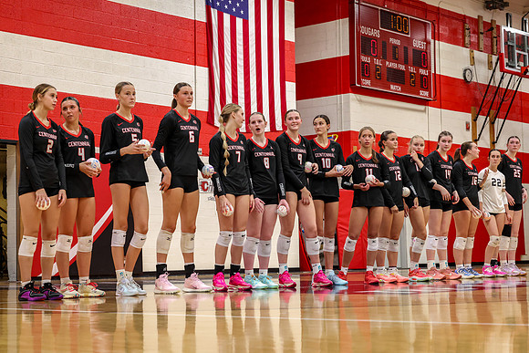 1972 Centennial vs Cambridge-Isanti Girls Varsity Volleyball