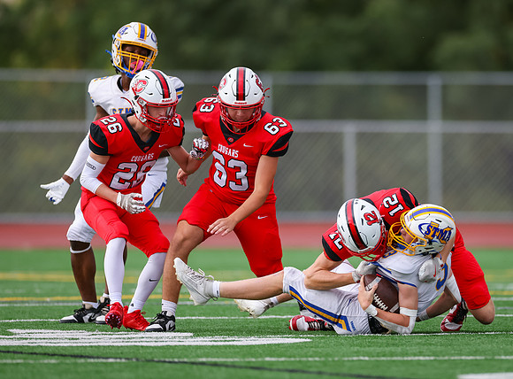 Centennial vs STMA JV Football 130