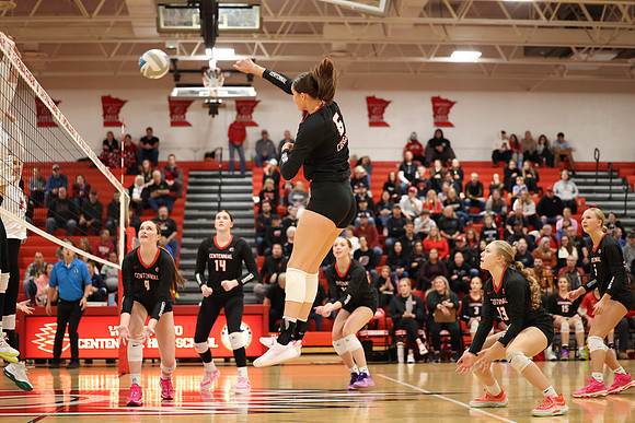 Centennial vs Coon Rapids Girls Varsity Volleyball 35