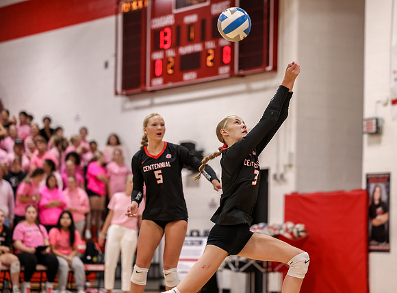 Centennial vs Champlin Park Girls Varsity Volleyball 50