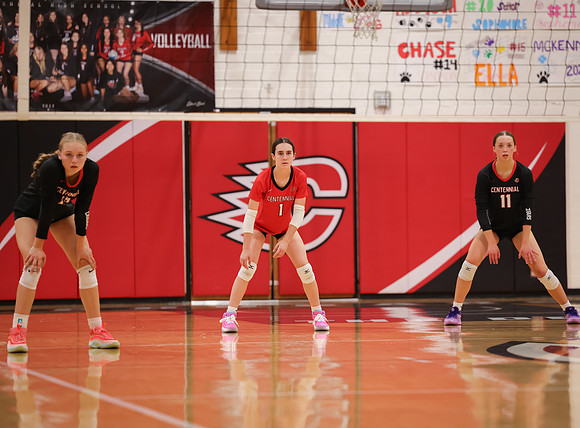 Centennial vs Osseo Girls Varsity Volleyball 127