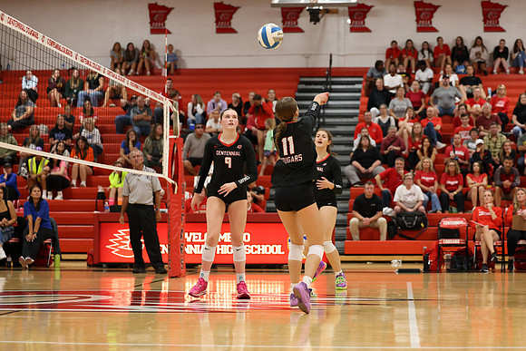 Centennial vs Cambridge-Isanti Girls Varsity Volleyball 173
