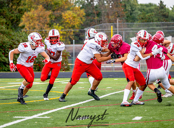 Centennial vs Maple Grove JV Football 201