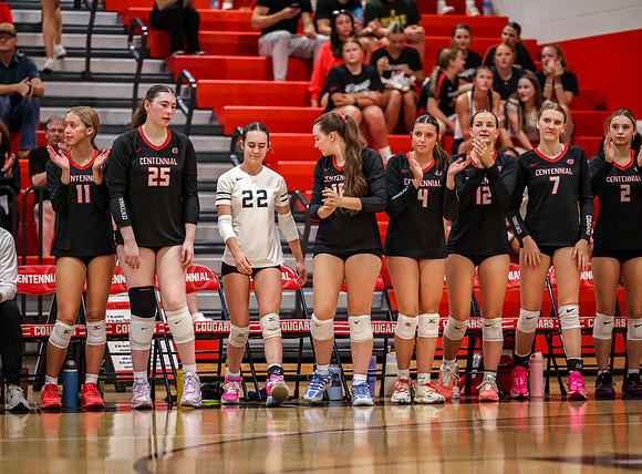 2307 Centennial vs Cambridge-Isanti Girls Varsity Volleyball