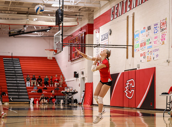 Centennial vs Mounds View Girls 9B Volleyball 35