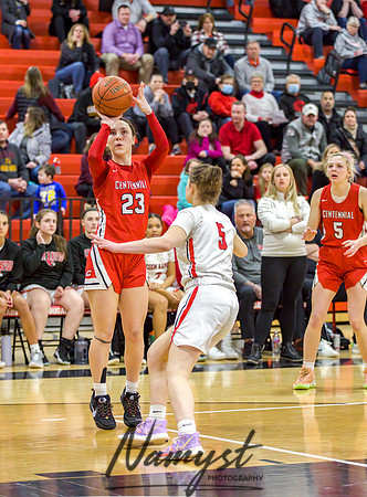 Centennial vs Coon Rapids Girls Varsity Basketball 017