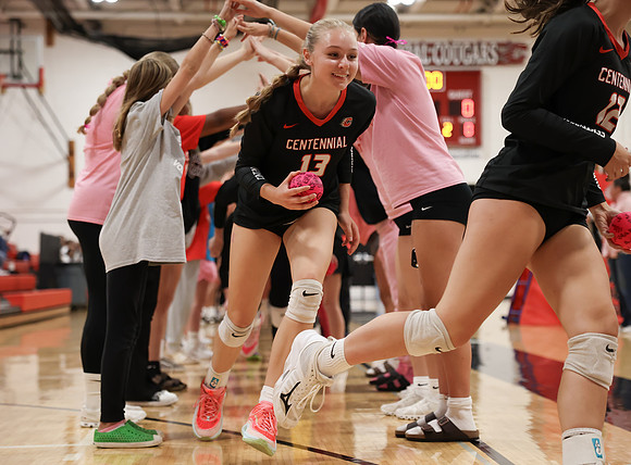 Centennial vs Champlin Park Girls Varsity Volleyball 14